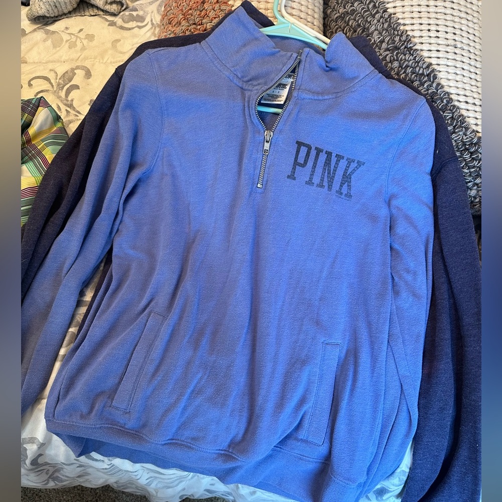 PINK Quarter Zip Pullover